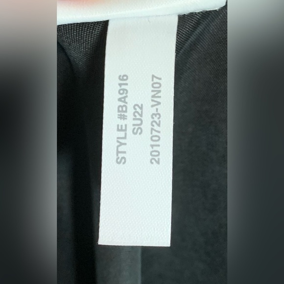 J. Crew Gwyneth Black cupro Drape Neck slip Y2K 90s dress Size 24 0153 - Picture 7 of 8